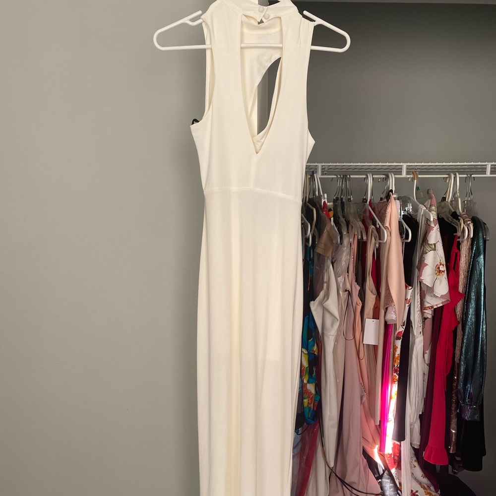 Forever 21 off white cut out dress - Picture 2 of 3